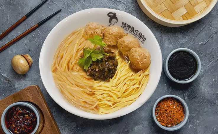 酸菜牛丸汤